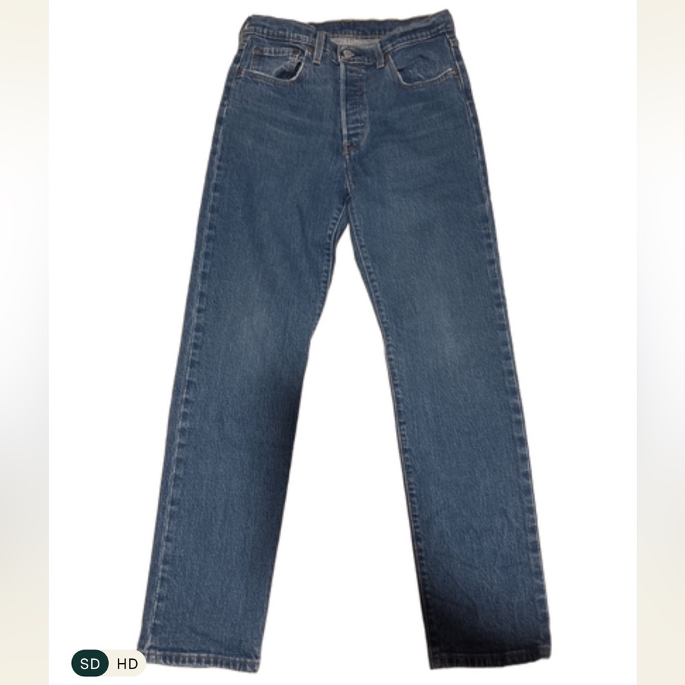 Levi's Women's 501 Straight Leg Blue Jeans
